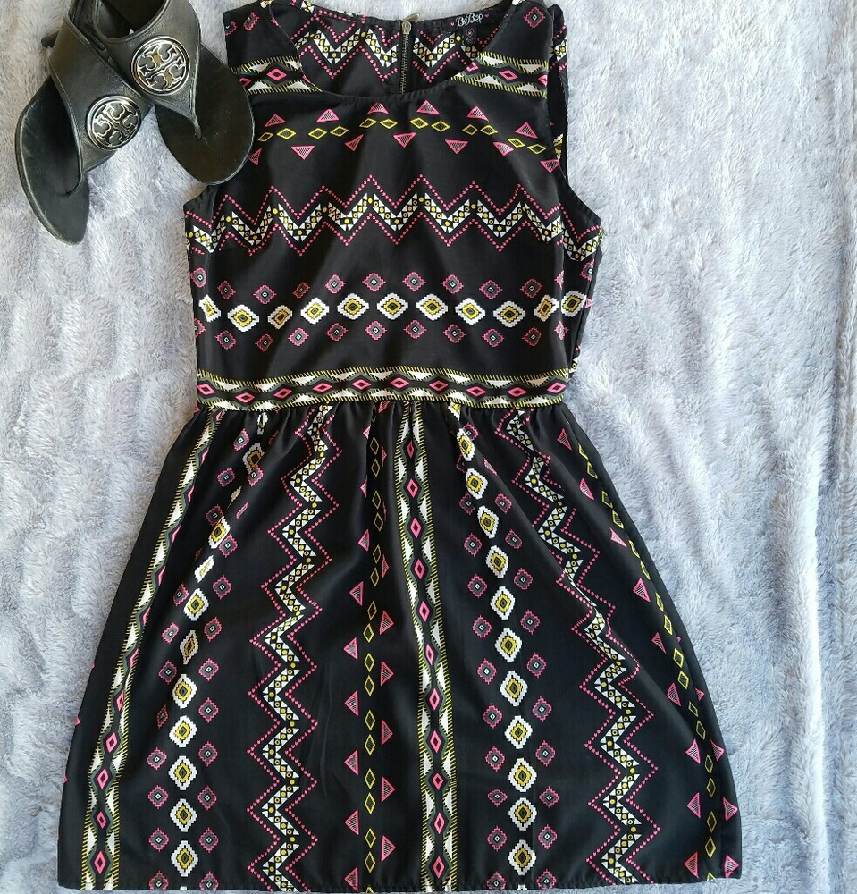 Sleeveless BeBop Printed Spring Dress